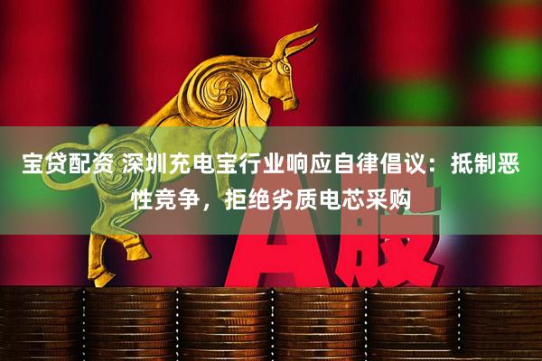宝贷配资 深圳充电宝行业响应自律倡议：抵制恶性竞争，拒绝劣质电芯采购