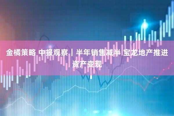 金橘策略 中报观察｜半年销售减半 宝龙地产推进资产变现